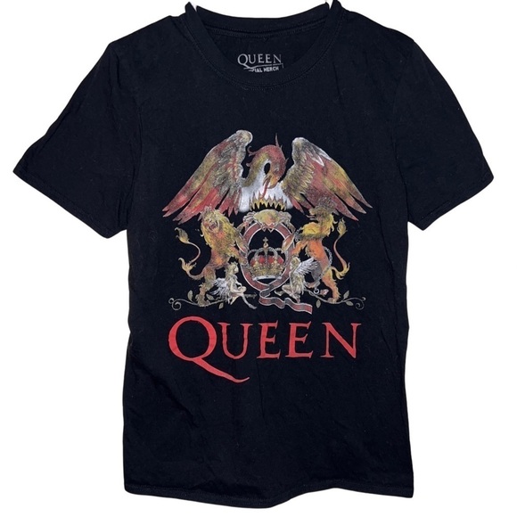 Queen Classic Crest Official Merchandise Rock Off Cotton T-shirt Size Small - Picture 1 of 8